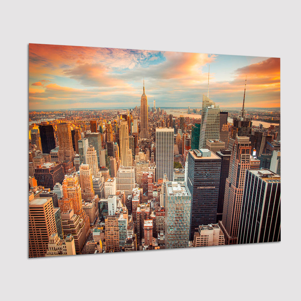 Skyline Office  New York Poster Prints Wall Art Decor, Unframe, Poster Art