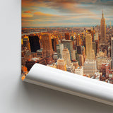 Skyline Office  New York Poster Prints Wall Art Decor, Unframe, Poster Art