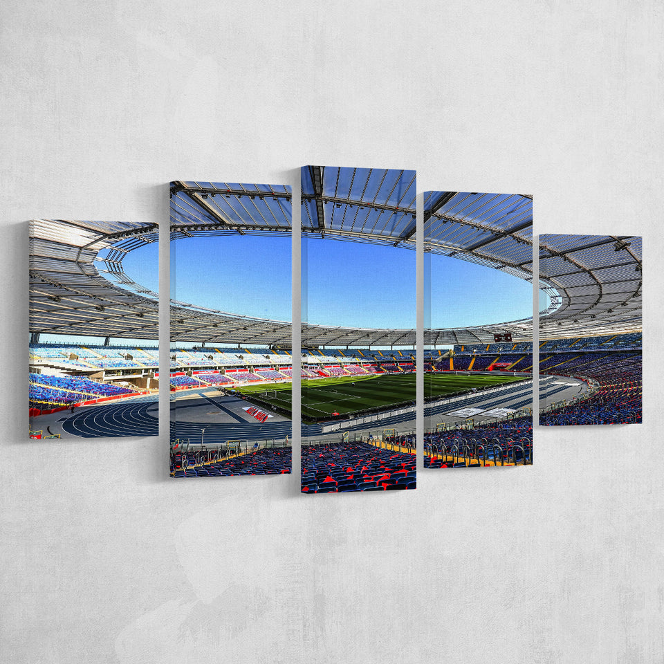 Slaski Stadium, Stadium Canvas, Sport Art, Large Canvas, Multi Panels, Canvas Prints Wall Art Decor