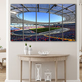 Slaski Stadium, Stadium Canvas, Sport Art, Gift for him, Multi Panels B, Canvas Prints Wall Art Decor