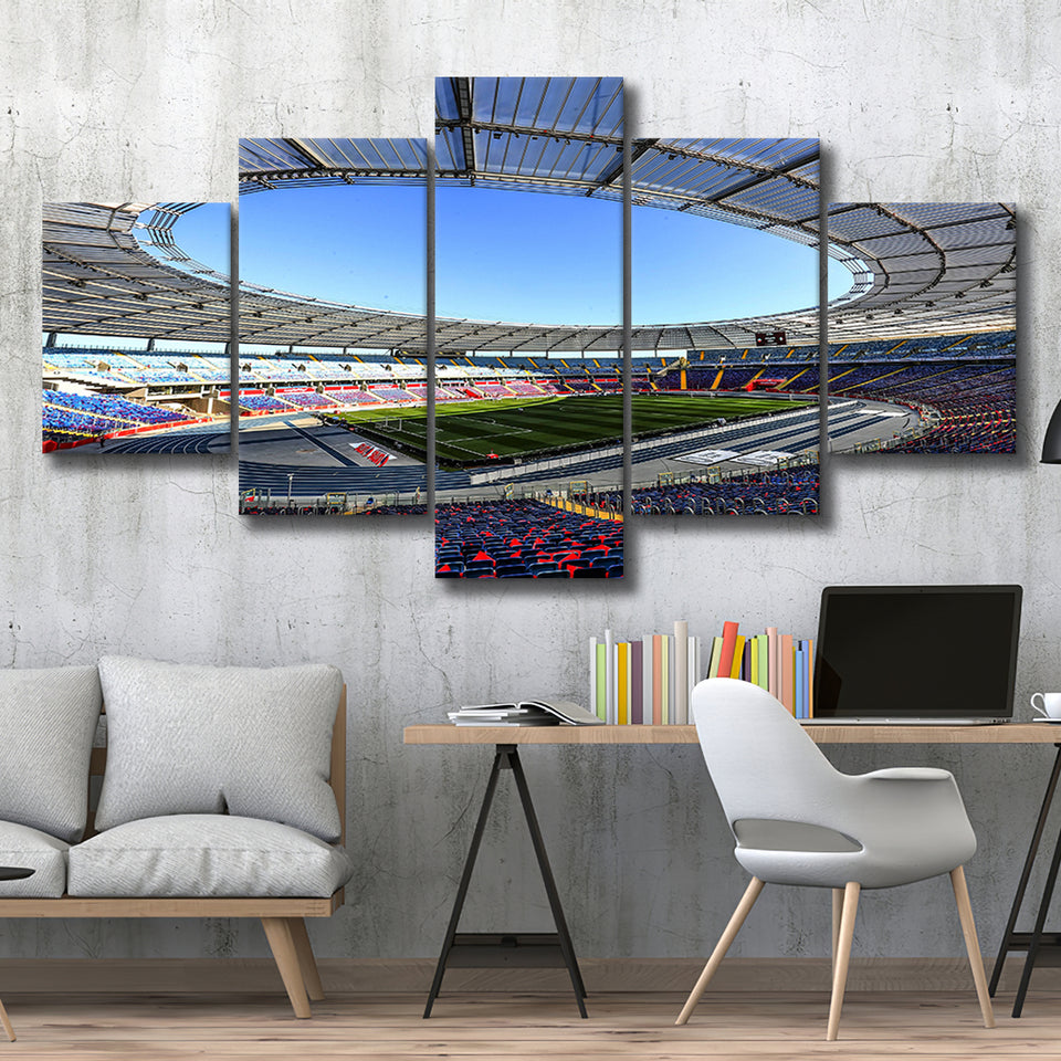 Slaski Stadium, Stadium Canvas, Sport Art, Large Canvas, Multi Panels, Canvas Prints Wall Art Decor