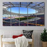 Slaski Stadium, Stadium Canvas, Sport Art, Gift for him, Multi Panels B, Canvas Prints Wall Art Decor