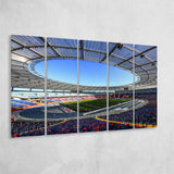 Slaski Stadium, Stadium Canvas, Sport Art, Gift for him, Multi Panels B, Canvas Prints Wall Art Decor