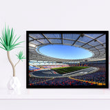 Slaski Stadium, Stadium Canvas, Sport Art, Gift for him, Framed Art Prints Wall Art Decor, Framed Picture