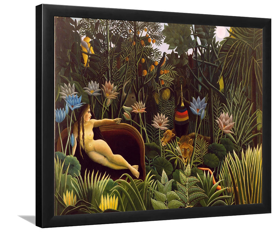 Sleep By Henri Rousseau-Art Print,Canvas Art,Frame Art,Plexiglass Cover
