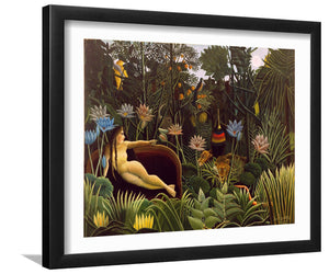 Sleep By Henri Rousseau-Canvas art,Art Print,Frame art,Plexiglass cover