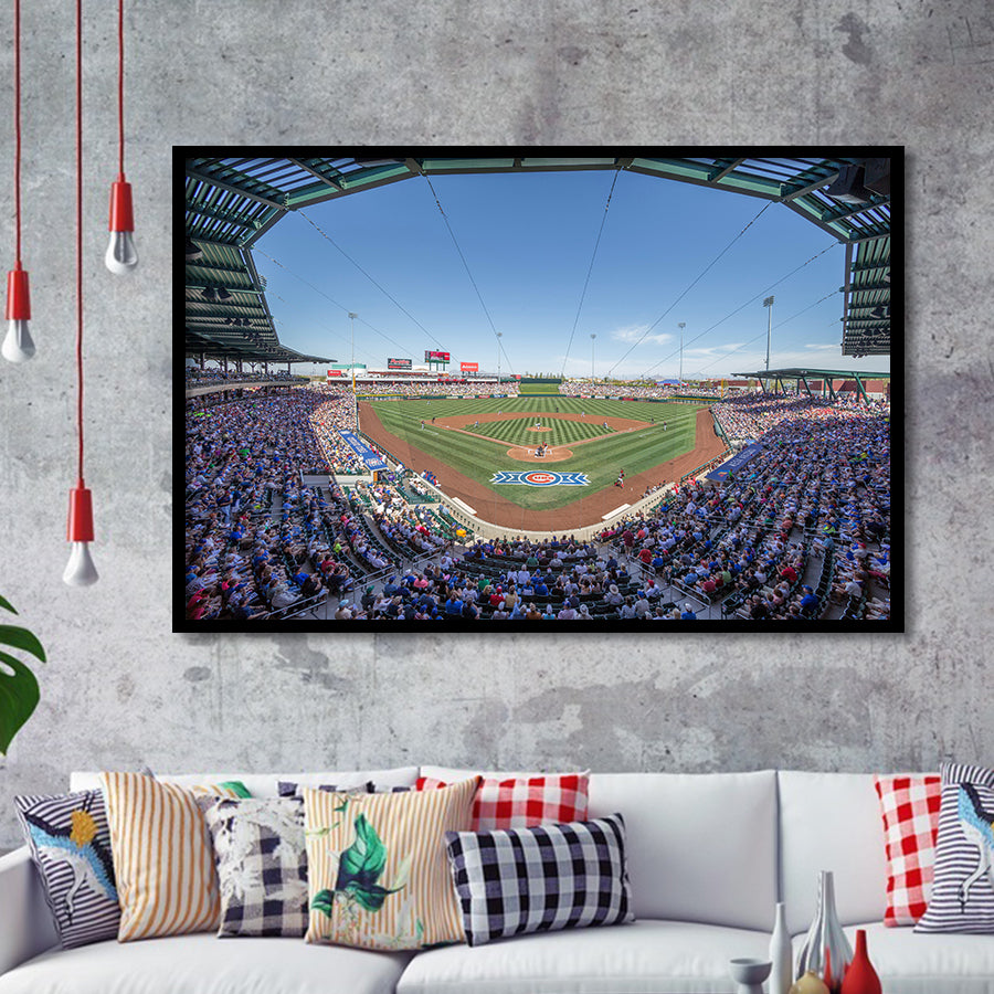 Sloan Park, Stadium Canvas, Sport Art, Gift for him, Framed Art Prints Wall Art Decor, Framed Picture