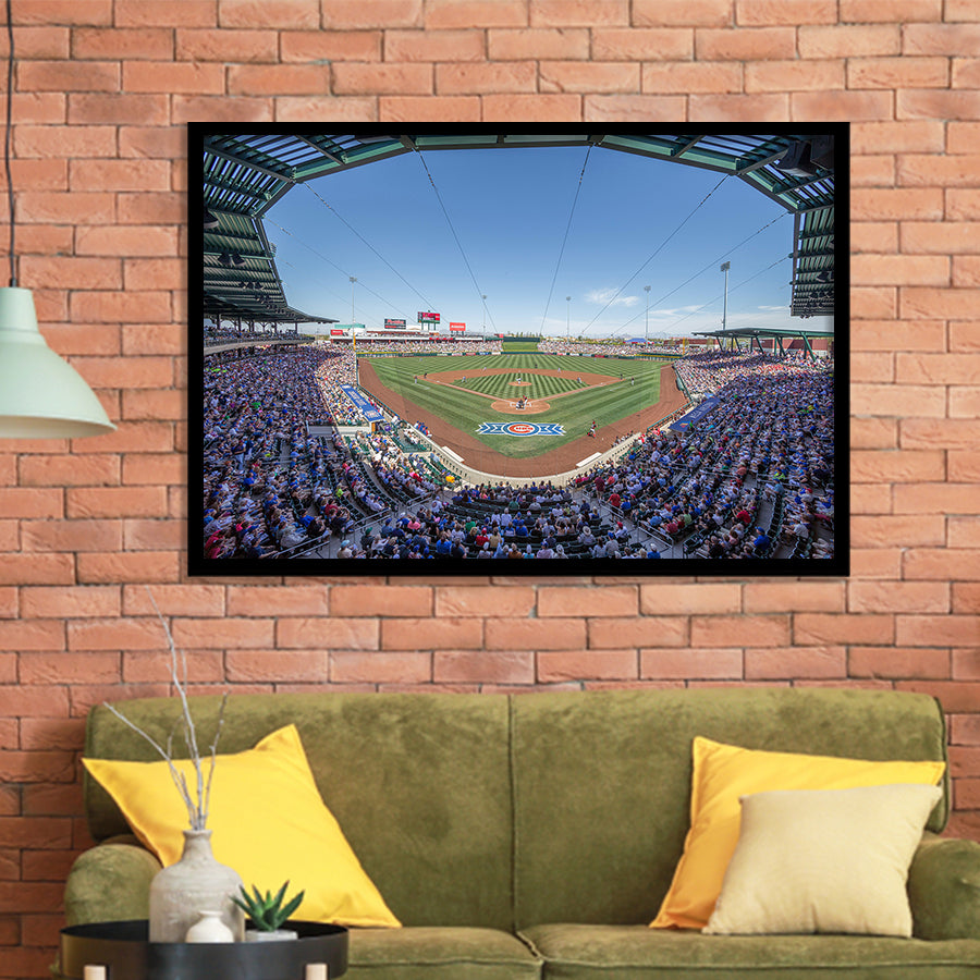 Sloan Park, Stadium Canvas, Sport Art, Gift for him, Framed Art Prints Wall Art Decor, Framed Picture