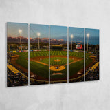 Smiths Ball Park in Salt Lake, Stadium Canvas, Sport Art, Gift for him, Multi Panels B, Canvas Prints Wall Art Decor