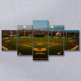 Smiths Ball Park in Salt Lake, Stadium Canvas, Sport Art, Large Canvas, Multi Panels, Canvas Prints Wall Art Decor