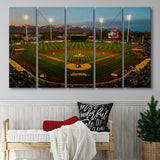 Smiths Ball Park in Salt Lake, Stadium Canvas, Sport Art, Gift for him, Multi Panels B, Canvas Prints Wall Art Decor