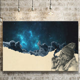 Smoking Out In Space Canvas Prints Wall Art Home Decor