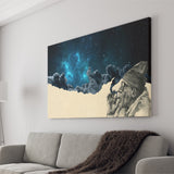 Smoking Out In Space Canvas Prints Wall Art Home Decor