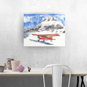 Snow Mountains Acrylic Print - Art Prints, Acrylic Wall Art, Wall Decor, Home Decor