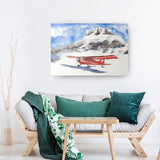 Snow Mountains Acrylic Print - Art Prints, Acrylic Wall Art, Wall Decor, Home Decor