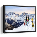 Snowboards Cool Framed Canvas Prints Wall Art Decor - Paiting Canvas, Art Prints, Floating Frame