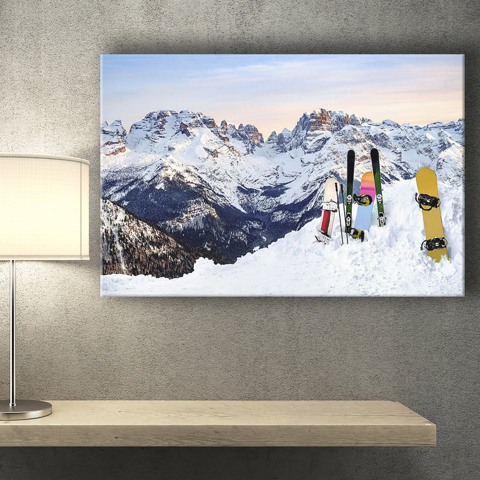 Snowboards Cool Canvas Prints Wall Art Decor - Paiting Canvas, Art Prints, Wall Decor, For Sale