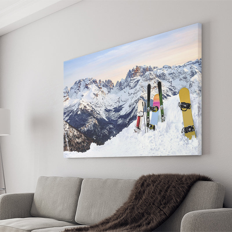 Snowboards Cool Canvas Prints Wall Art Decor - Paiting Canvas, Art Prints, Wall Decor, For Sale