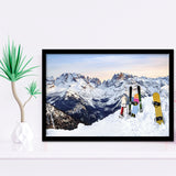 Snowboards Cool Framed Art Prints Wall Decor - Painting Prints, Framed Picture, Home Decor
