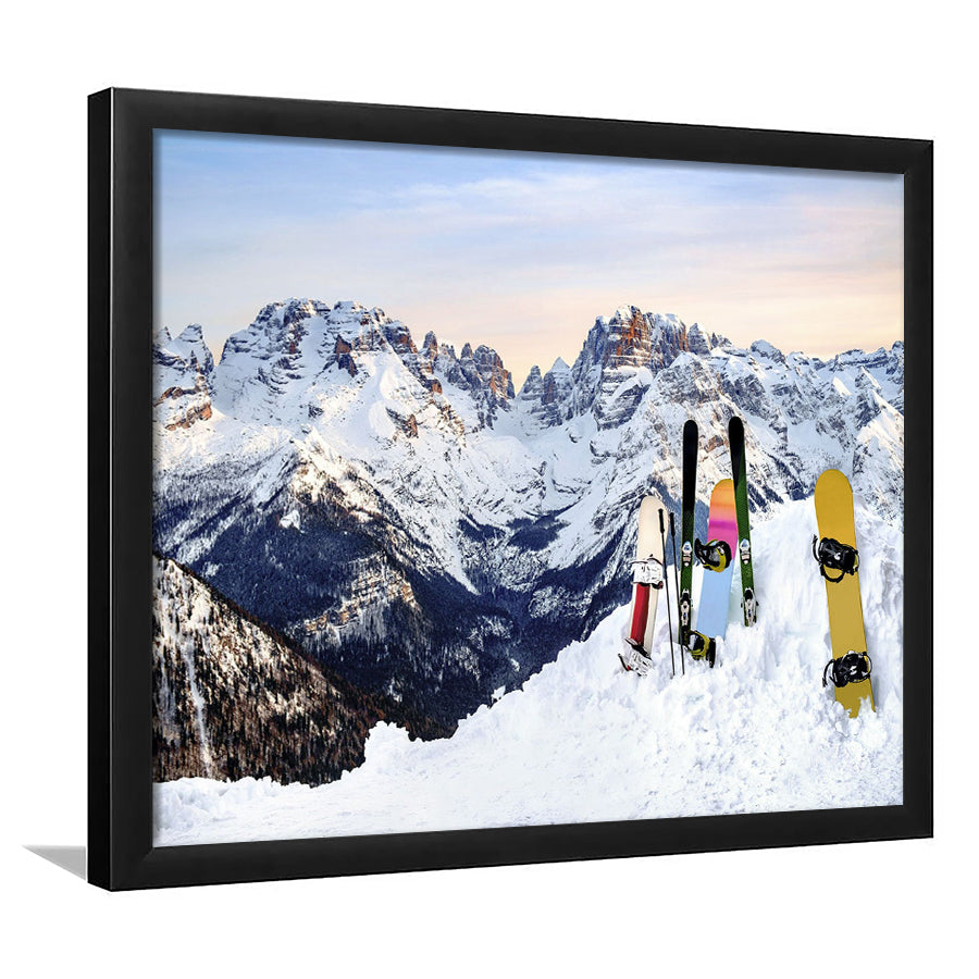 Snowboards Cool Framed Art Prints Wall Decor - Painting Prints, Framed Picture, Home Decor
