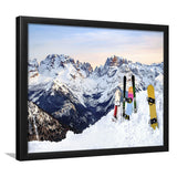 Snowboards Cool Framed Art Prints Wall Decor - Painting Prints, Framed Picture, Home Decor