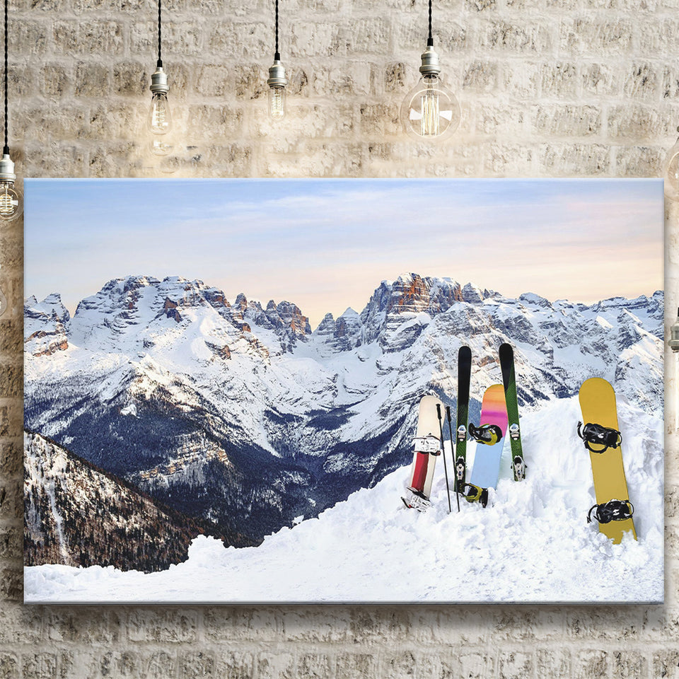 Snowboards Cool Canvas Prints Wall Art Decor - Paiting Canvas, Art Prints, Wall Decor, For Sale