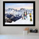 Snowboards Cool Framed Art Prints Wall Decor - Painting Prints, Framed Picture, Home Decor