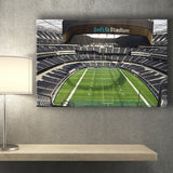 SoFi Stadium Wall Art American Football Stadium Canvas Prints,Sport Stadium Art Prints, Fan Gift, Wall Decor