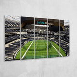 SoFi Stadium Wall Art American Football Stadium Canvas Prints,Multi Panels B,Sport Stadium Art Prints, Fan Gift