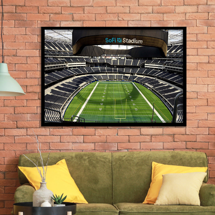 SoFi Stadium Wall Art American Football Stadium Art Prints,Sport Stadium Art Prints, Fan Gift, Wall Decor