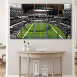 SoFi Stadium Wall Art American Football Stadium Canvas Prints,Multi Panels B,Sport Stadium Art Prints, Fan Gift