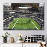 SoFi Stadium Wall Art American Football Stadium Canvas Prints,Sport Stadium Art Prints, Fan Gift, Wall Decor