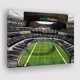 SoFi Stadium Wall Art American Football Stadium Canvas Prints,Sport Stadium Art Prints, Fan Gift, Wall Decor