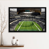SoFi Stadium Wall Art American Football Stadium Framed Canvas Prints,Sport Stadium Art Prints, Fan Gift