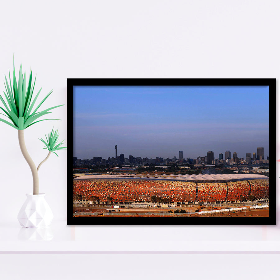 Soccer City South Africa, Stadium Canvas, Sport Art, Gift for him,100 Framed Art Prints Wall Art Decor, Framed Picture