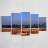Soccer City South Africa, Stadium Canvas, Sport Art, Large Canvas,V1 Multi Panels, Canvas Prints Wall Art Decor