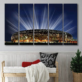 Soccer City South Africa, Stadium Canvas, Sport Art, Gift for him, Multi Panels B, Canvas Prints Wall Art Decor