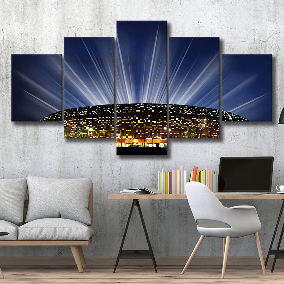 Soccer City South Africa, Stadium Canvas, Sport Art, Large Canvas, Multi Panels, Canvas Prints Wall Art Decor