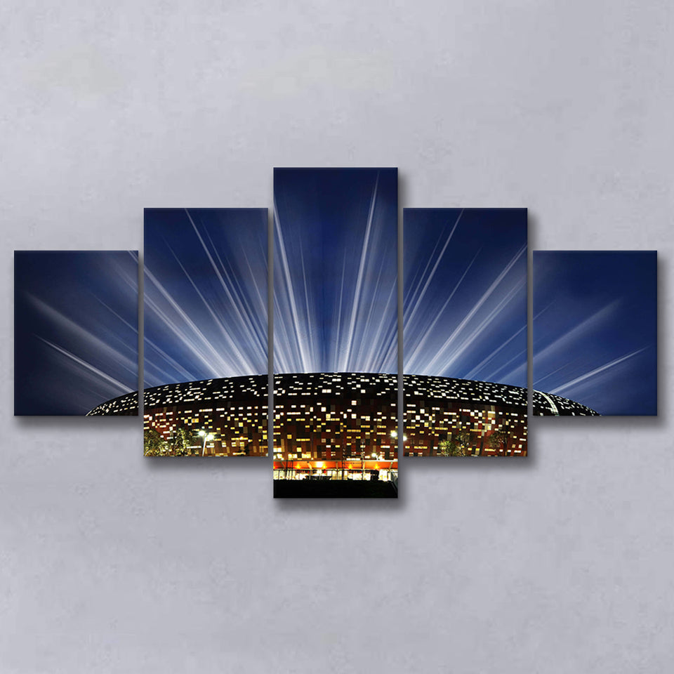 Soccer City South Africa, Stadium Canvas, Sport Art, Large Canvas, Multi Panels, Canvas Prints Wall Art Decor