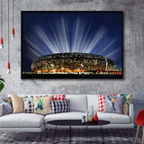 Soccer City South Africa, Stadium Canvas, Sport Art, Gift for him, Framed Canvas Prints Wall Art Decor, Framed Picture