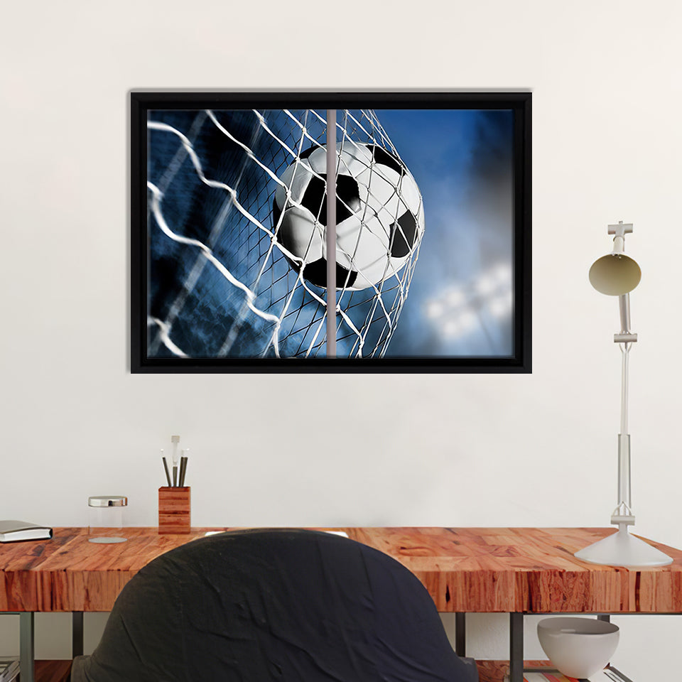 Soccer Canvas Wall Art - Framed Art, Prints For Sale, Painting For Sale, Framed Canvas, Painting Canvas