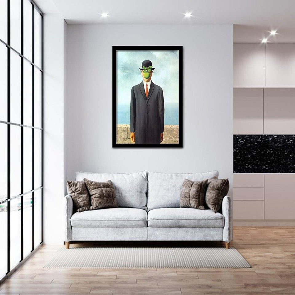 Son Of Man 1964 by Rene Magritte-Art Print, Frame Art, Plexiglas Cover