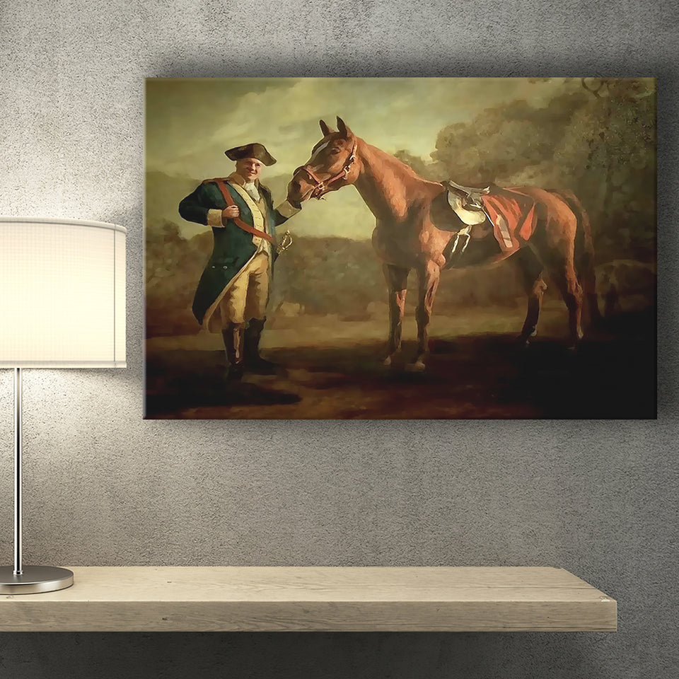 Soprano With Horse Canvas Prints Wall Art - Painting Canvas, Art Prints, Wall Decor