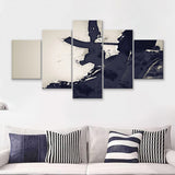 Sopranos Canvas Painting 5 Pieces Canvas Prints Wall Art - Painting Canvas, Multi Panel