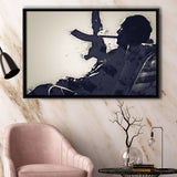 Sopranos Canvas Painting Framed Canvas Prints Wall Art - Painting Canvas, Floating Frame, Wall Decor