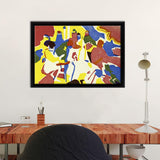 Sounds By Wassily Kandinsky Framed Canvas Wall Art - Framed Prints, Canvas Prints, Prints for Sale, Canvas Painting
