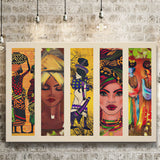 South African Collage Canvas Prints Wall Art - Painting Canvas, African Art, Home Wall Decor, Painting Prints, For Sale