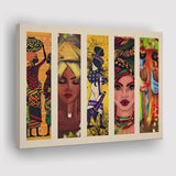 South African Collage Canvas Prints Wall Art - Painting Canvas, African Art, Home Wall Decor, Painting Prints, For Sale