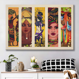 South African Collage Canvas Prints Wall Art - Painting Canvas, African Art, Home Wall Decor, Painting Prints, For Sale