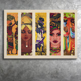 South African Collage Canvas Prints Wall Art - Painting Canvas, African Art, Home Wall Decor, Painting Prints, For Sale